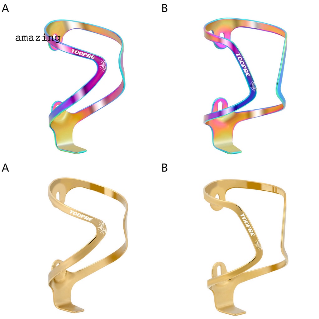Giá Đỡ Chai Nước Mạ Điện Màu Sáng Dành Cho Xe Đạp Leo Núi