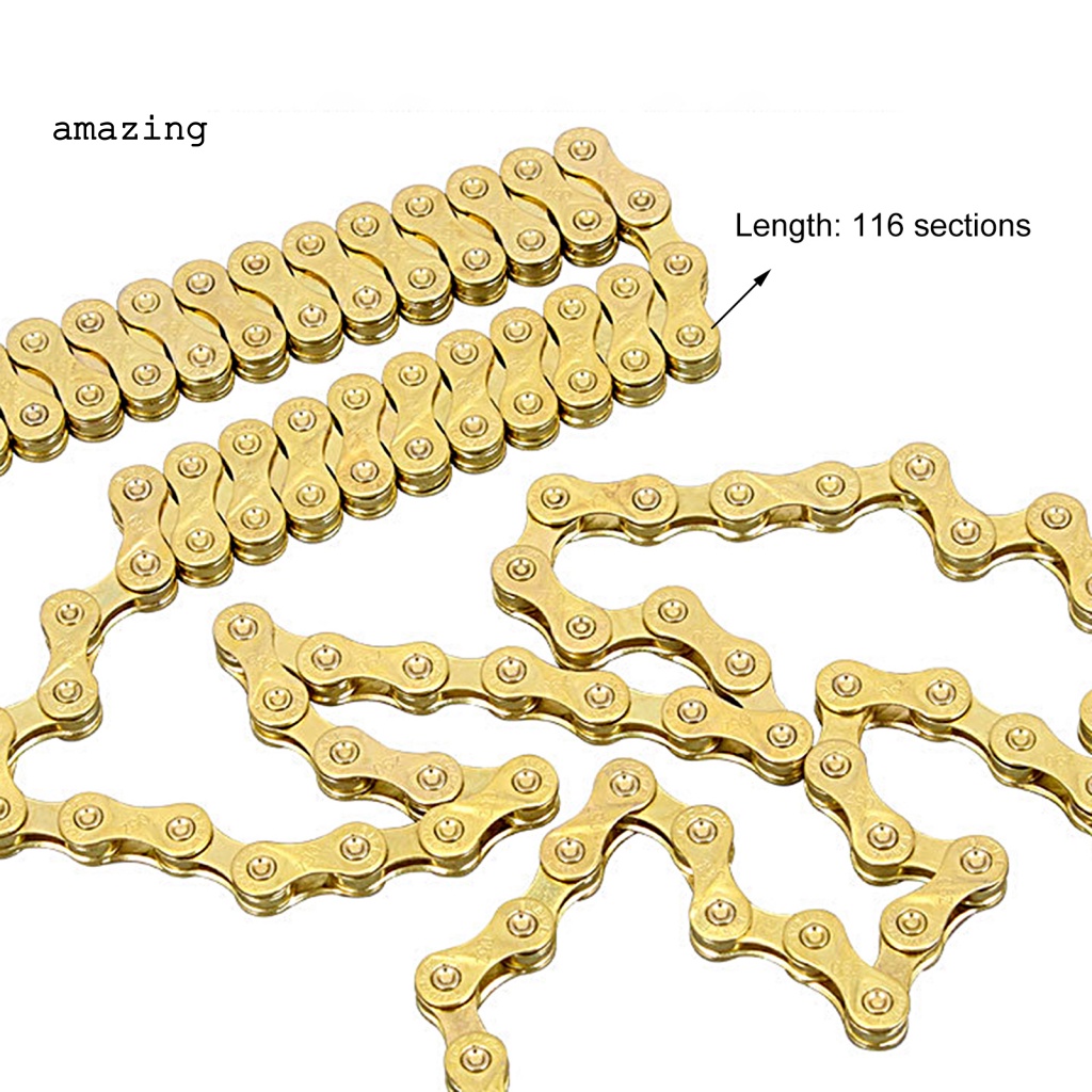 1 Bộ Dây Xích Xe Đạp Chịu Lực Cao Chống Ăn Mòn An Toàn