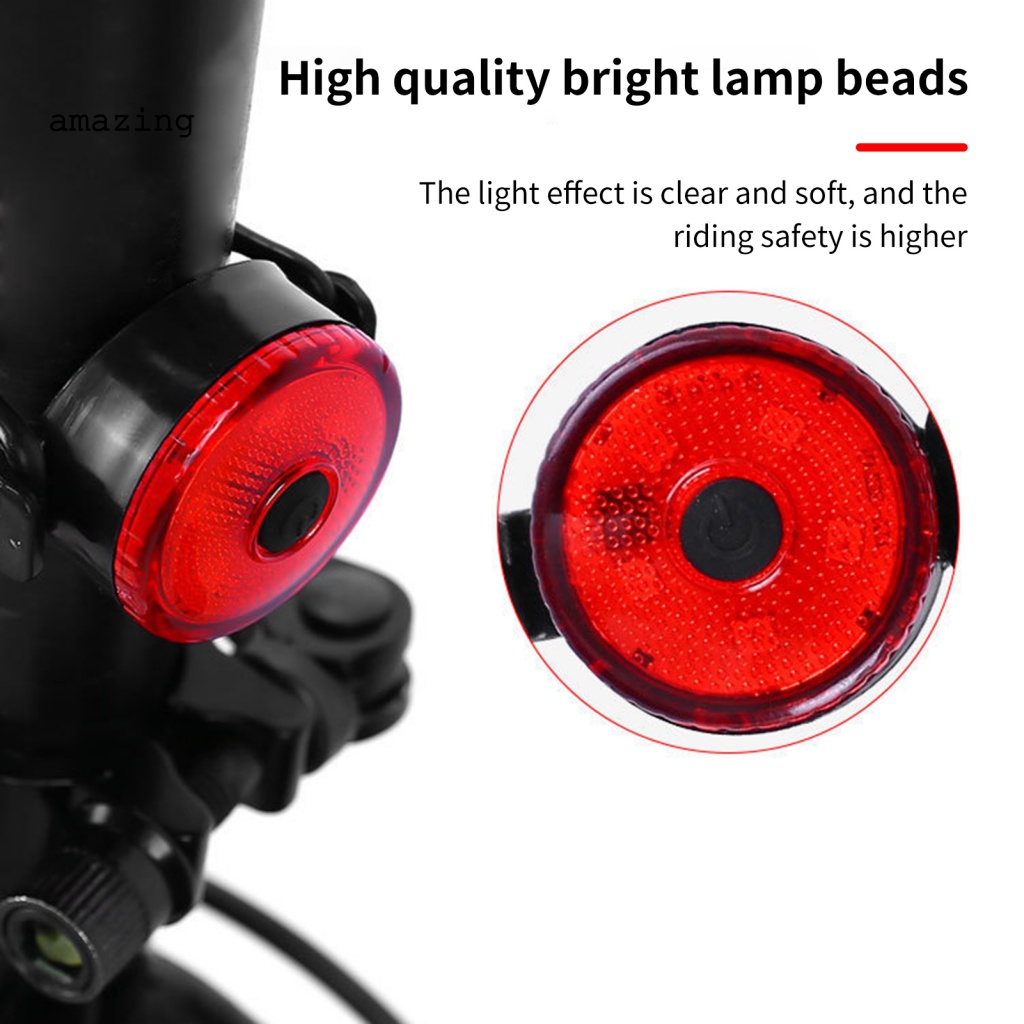 Đèn Đuôi Xe Đạp Mini Siêu Sáng Dễ Lắp Đặt