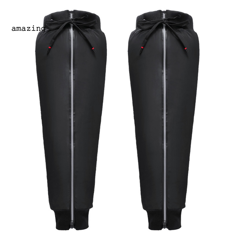 1 Cặp Vỏ Bọc Giày Bốt Đi Tuyết Phản Quang Chống Gió Bền Bỉ Dùng Khi Đi Cắm Trại / Leo Núi Ngoài Trời