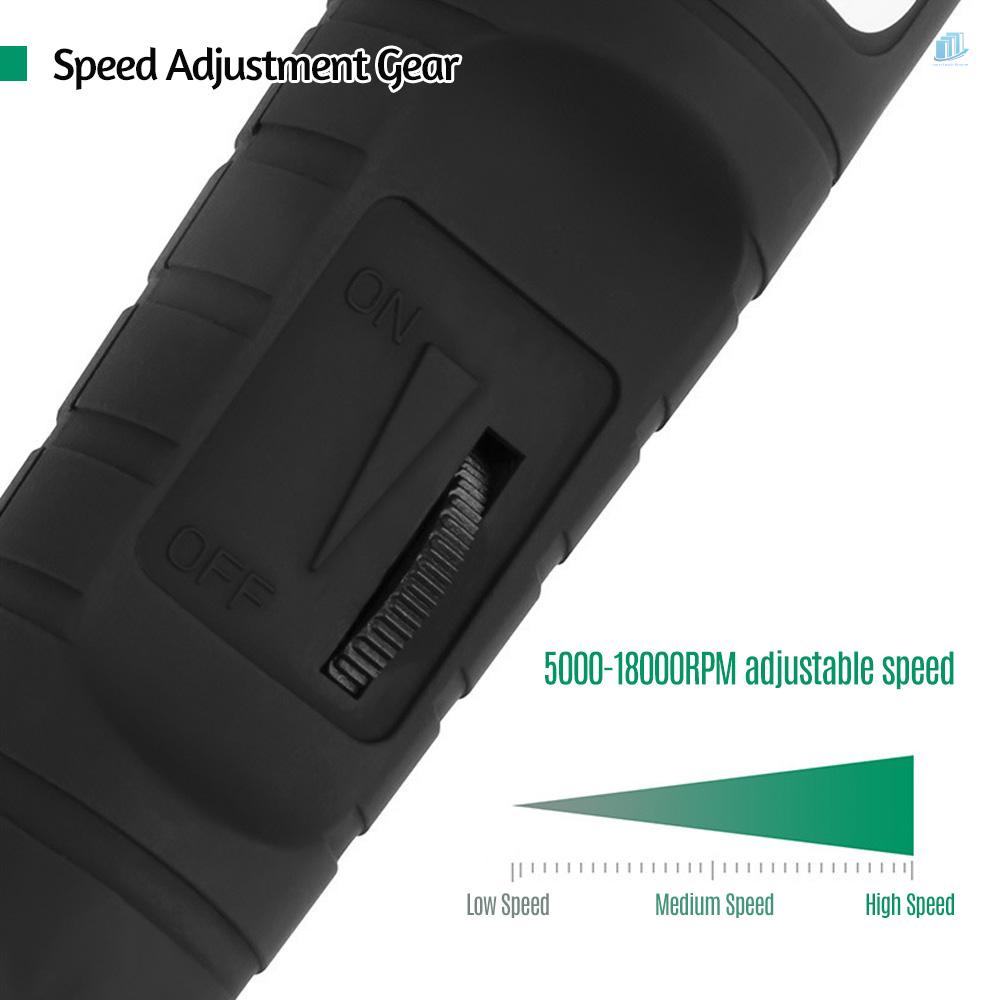 Bộ Dụng Cụ Mài Điện Tử Mini Cầm Tay 5000-18000RPM Điều Chỉnh Được Kèm 15 Phụ Kiện