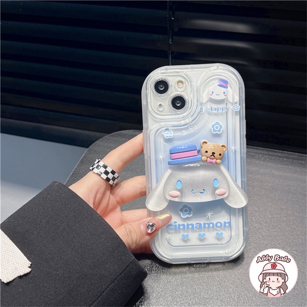 Ốp Điện Thoại TPU Mềm Trong Suốt Chống Sốc Hình Mèo 3D Cho IPhone 14 Pro Max 12 11 Pro Max X XS 7Plus