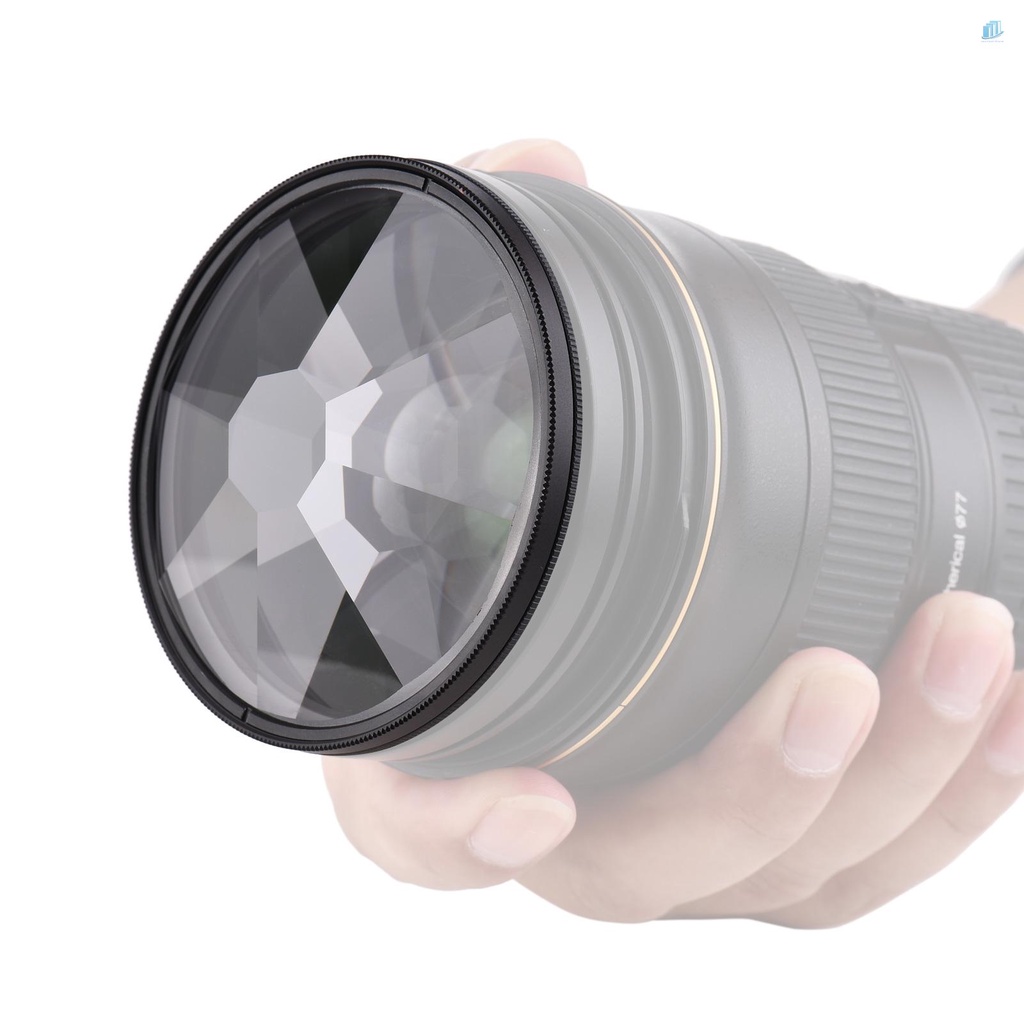 Kính Lọc Quang Học 77mm Octaprism Kaleidoscope Cho Máy Ảnh DSLR
