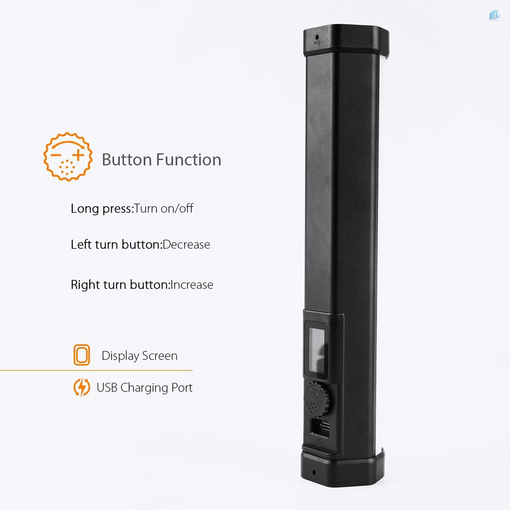 ANDOER Gậy Đèn LED Video Cầm Tay 2800K-8500K Màu Sắc Chịu Nhiệt CRI95 TLCI97 15 Pin 3000mAh