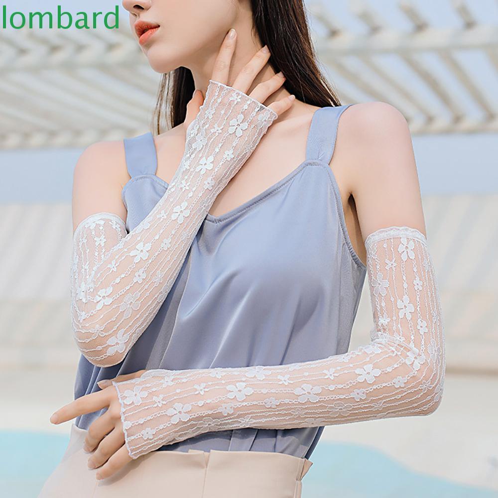 Găng Tay Chạy Bộ / Lái Xe Làm Mát In Hoa Cổ Điển Thời Trang Cho Nữ