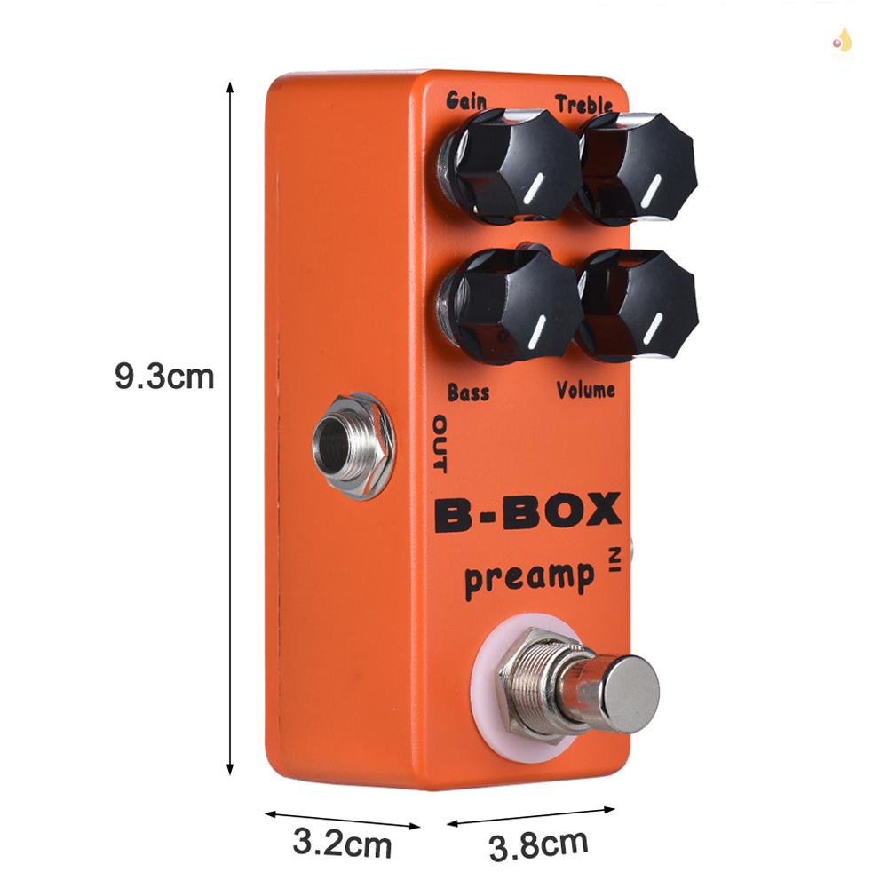 Mynice MOSKYAudio B-Box Phơ Đàn Guitar Điện Hiệu Ứng Vỏ Kim Loại