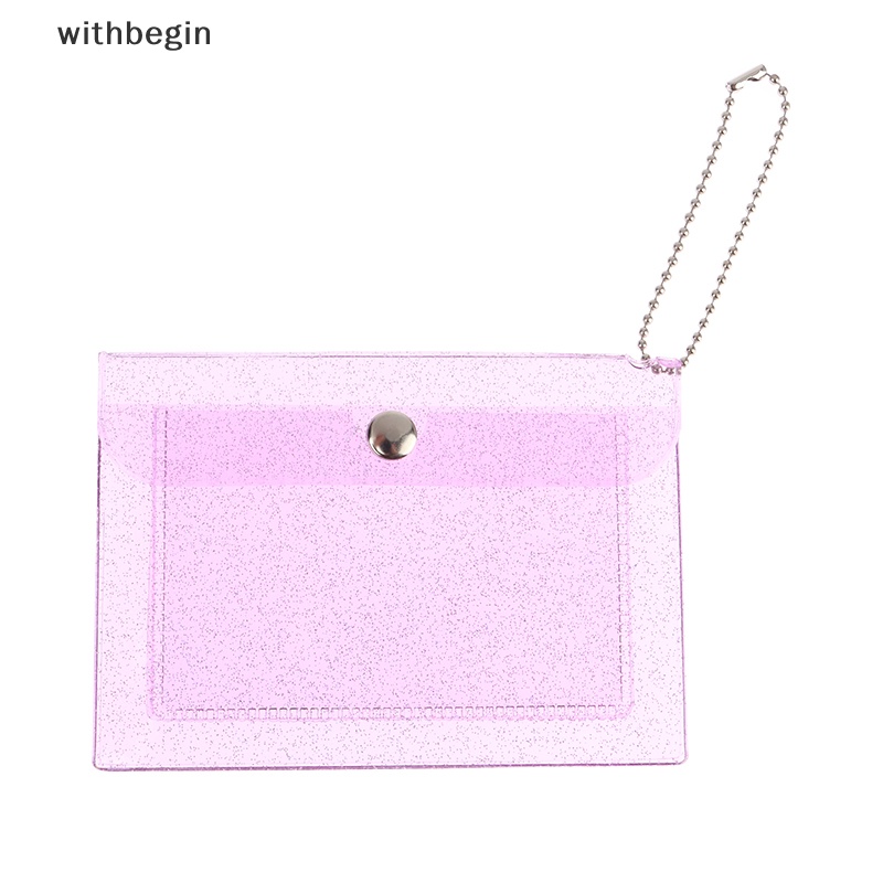 1 Ví Đựng Thẻ Tín Dụng Bằng PVC Trong Suốt Chống Thấm Nước Cho Nữ