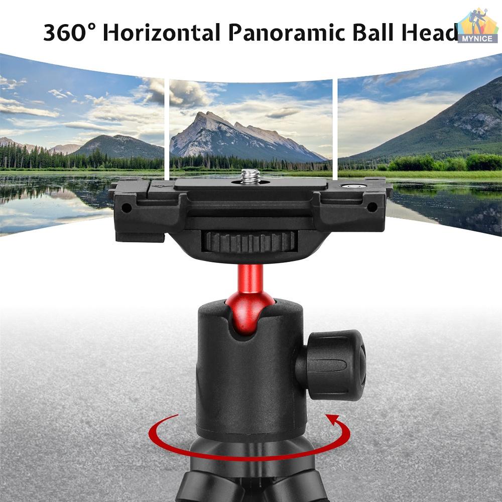 Giá Đỡ Ba Chân Mini Bạch Tuộc Ẩn Có Thể Điều Chỉnh Vít 1 / 4 Inch Cho Máy Ảnh / Điện Thoại Thông Minh mynice KINGJOY KT-500 + BD-50