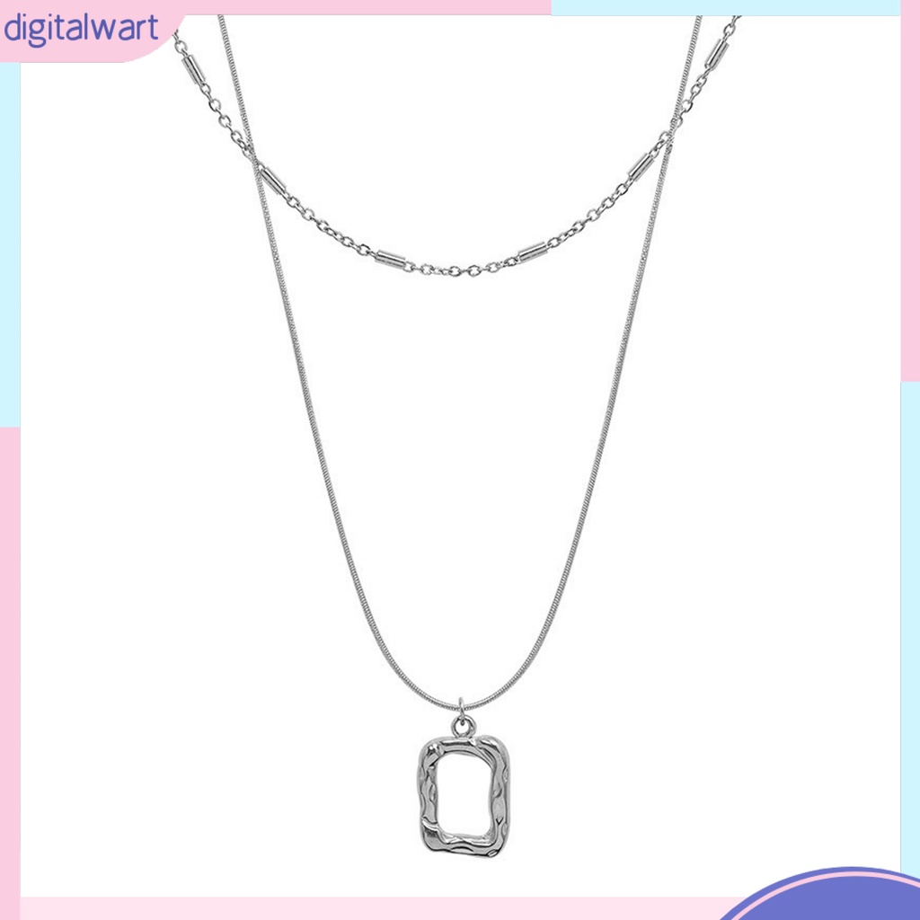 [IGT] Vòng cổ Bằng Thép Không Gỉ Khối Lượng Nhẹ Trang Trí Thanh Lịch Màu Sắc Đơn Giản Dành Cho Nữ