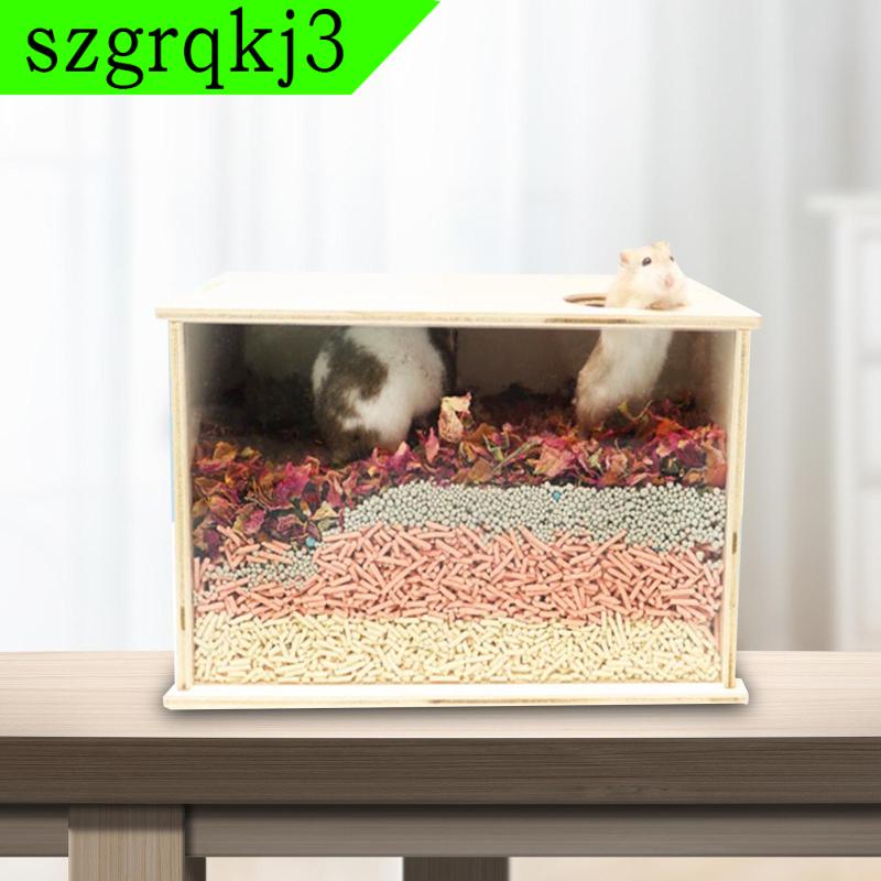 Hộp Tắm Bằng Gỗ Đào Cho Chuột Hamster szgrqkj3