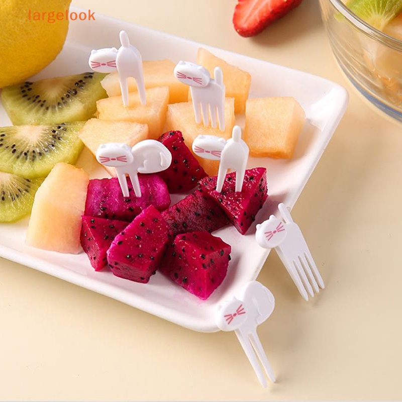 Set 6 Nĩa Ăn Trái Cây Hình Mèo Dễ Thương