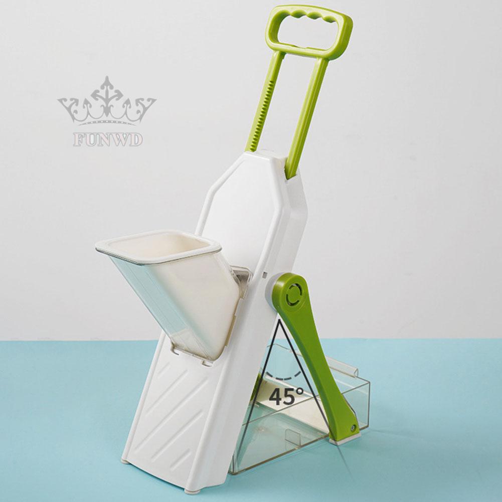 Dụng Cụ Cắt Lát Rau Củ Quả Với 4 Lưỡi Dao Có Thể Điều Chỉnh Dày Dặn Thông Dụng