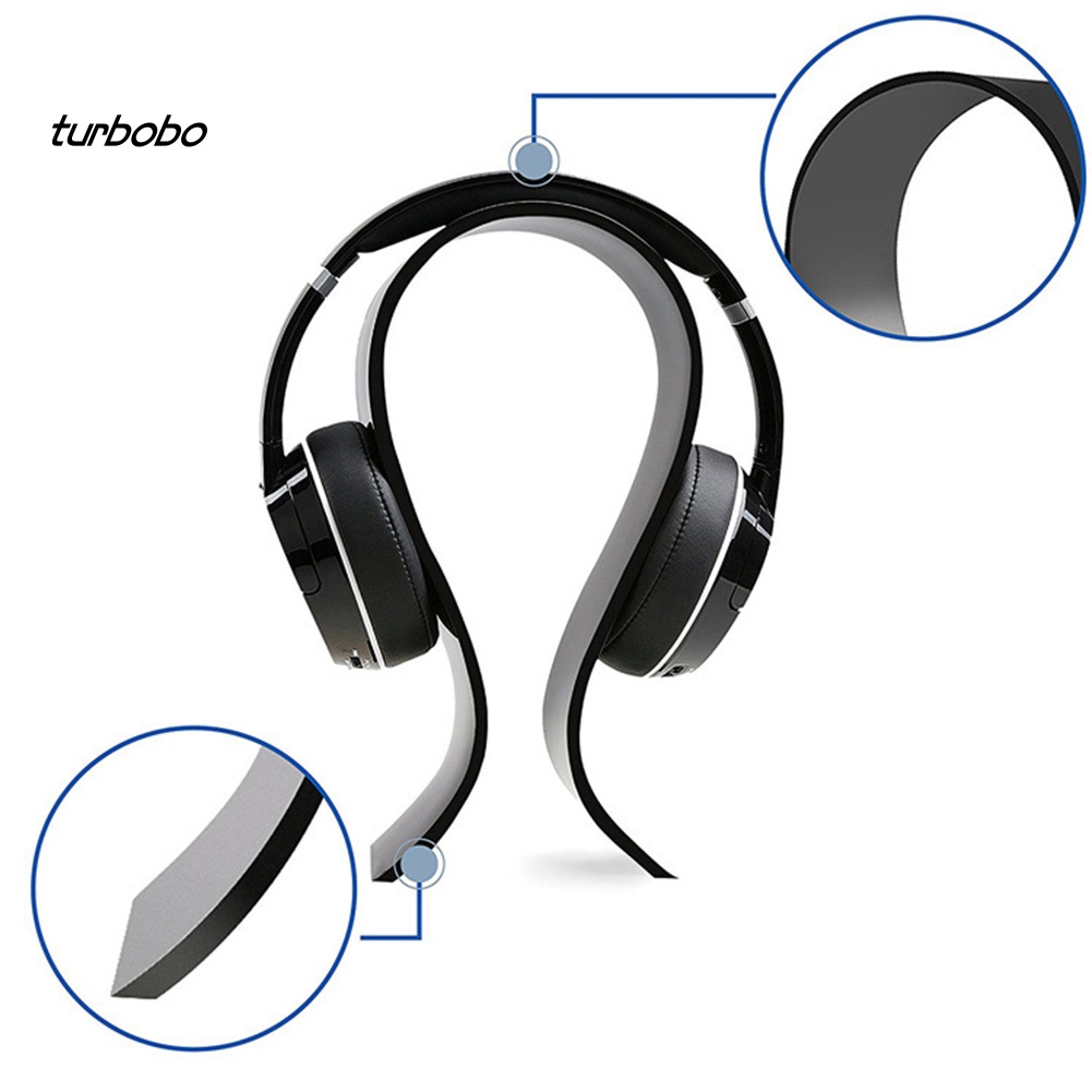 Giá Đỡ Tai Nghe Đứng Bằng Acrylic Hình Cong Thông Dụng