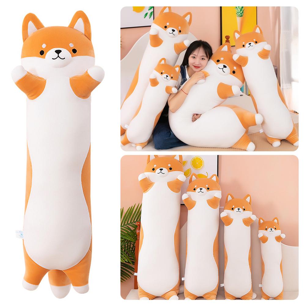 Gối Ôm Nhồi Bông Hình Chó Shiba Inu 130cm Dễ Thương Z6Q1