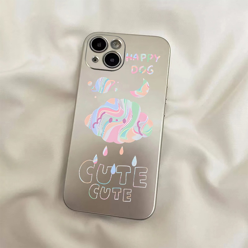 Ốp Điện Thoại Silicon TPU Mềm Mạ Điện Dễ Thương Chống Sốc Cho IPhone 11 14 13 12 Pro XS Max Casing XR X 8 7 6S Plus