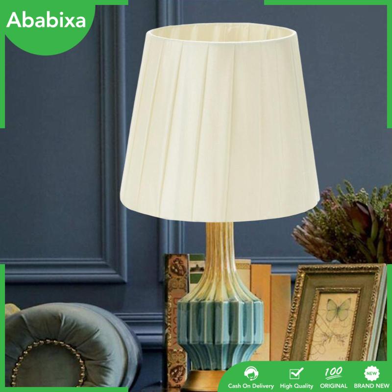 Vỏ Bọc Đèn Bàn Bằng Vải Xếp Ly Thay Thế Tiện Dụng Cho Phòng Khách / Phòng Ngủ