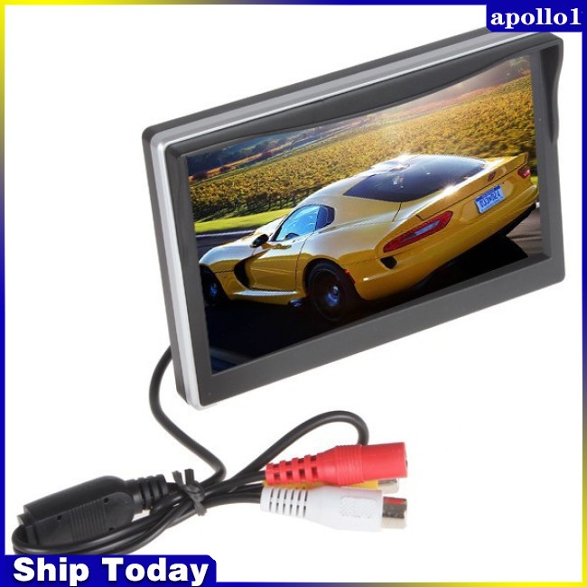 Màn HìNh Lcd 5 Inch 2 Kênh 800X480 TầM Hd Chuyên DụNg Cho Xe Hơi