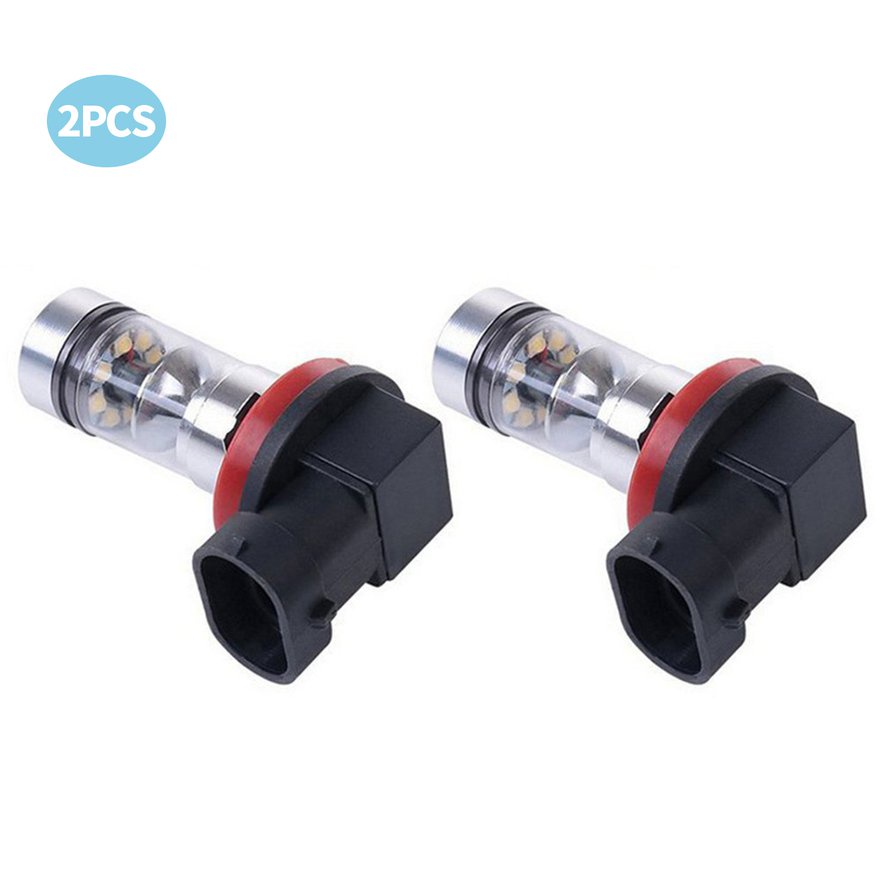 2pcs Car Led Fog Light H11 100w High Power Led Anti Fog Lamp Fog Light Bulbs