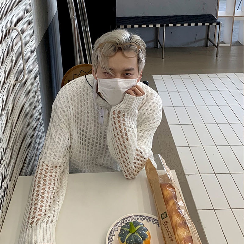 Áo Sweater Cổ Tròn Tay Dài Dáng Rộng Thời Trang Mùa Hè Cho Nam Giới