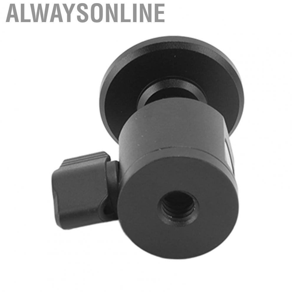 Alwaysonline PULUZ  Tripod Ball Head 360 Degree Rotation Aluminium Alloy with 1/4in Screw for Fill Light MIC
