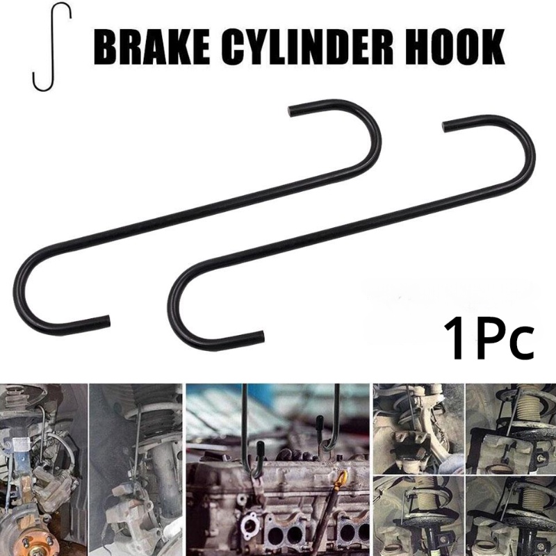 1 Móc Kẹp Phanh Xe Hơi Hình Chữ S Bằng Sắt Chất Lượng Cao