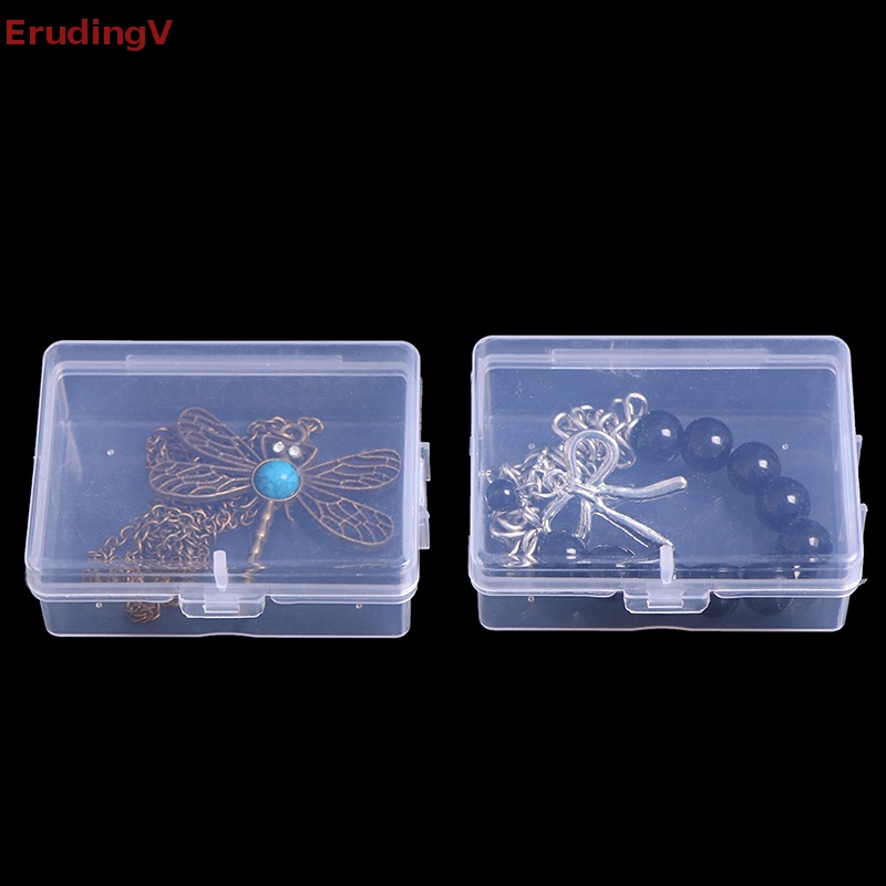 Bộ 2 Hộp Đựng Ảnh / Chìa Khóa Mini Dạng Treo Trong Suốt Tiện Lợi