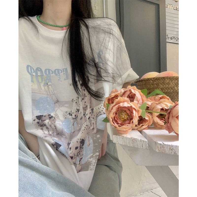 NRVP Áo Thun 100% Cotton Tay Ngắn Phong Cách Hàn Quốc Mới