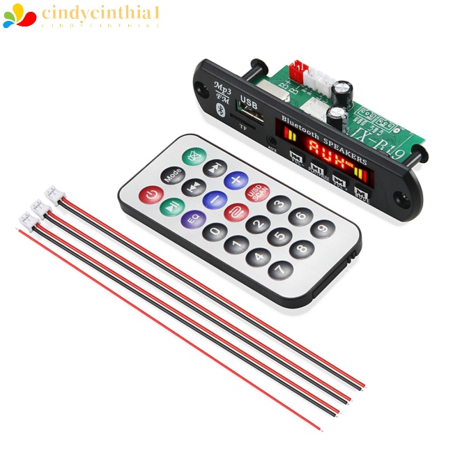Bảng Mạch Khuếch Đại Âm Thanh Mp3 Bluetooth 2x40w 12v Hỗ Trợ Gọi Điện Thoại Tf B19 Và Điều Khiển Từ Xa