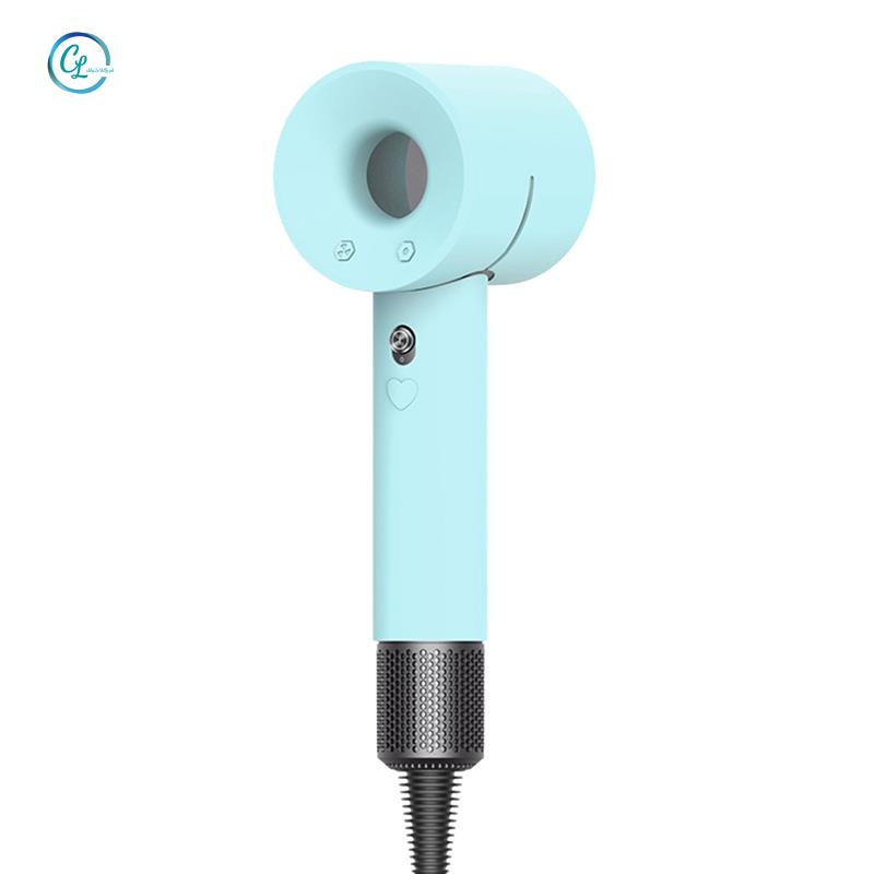 Vỏ Bọc Máy Sấy Tóc Dyson Bằng Silicon Gel Mềm Chống Bụi Màu Xanh Dương