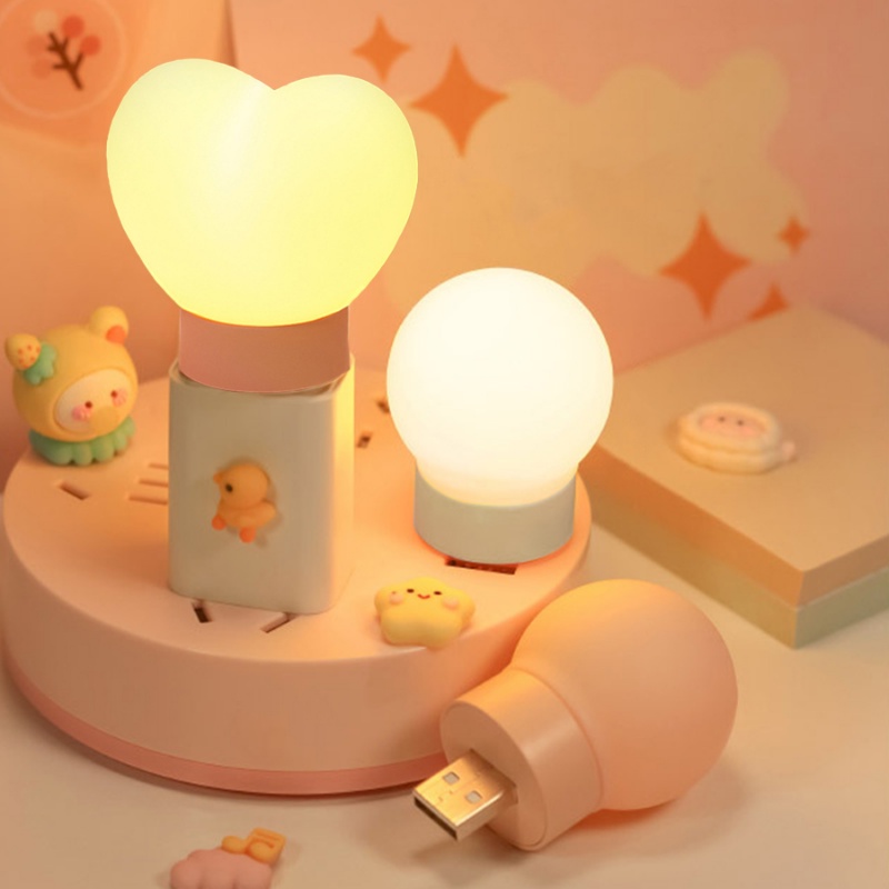 Đèn Đọc Sách Mini 3D Bằng Silicone Kèm Cáp USB Tiện Dụng