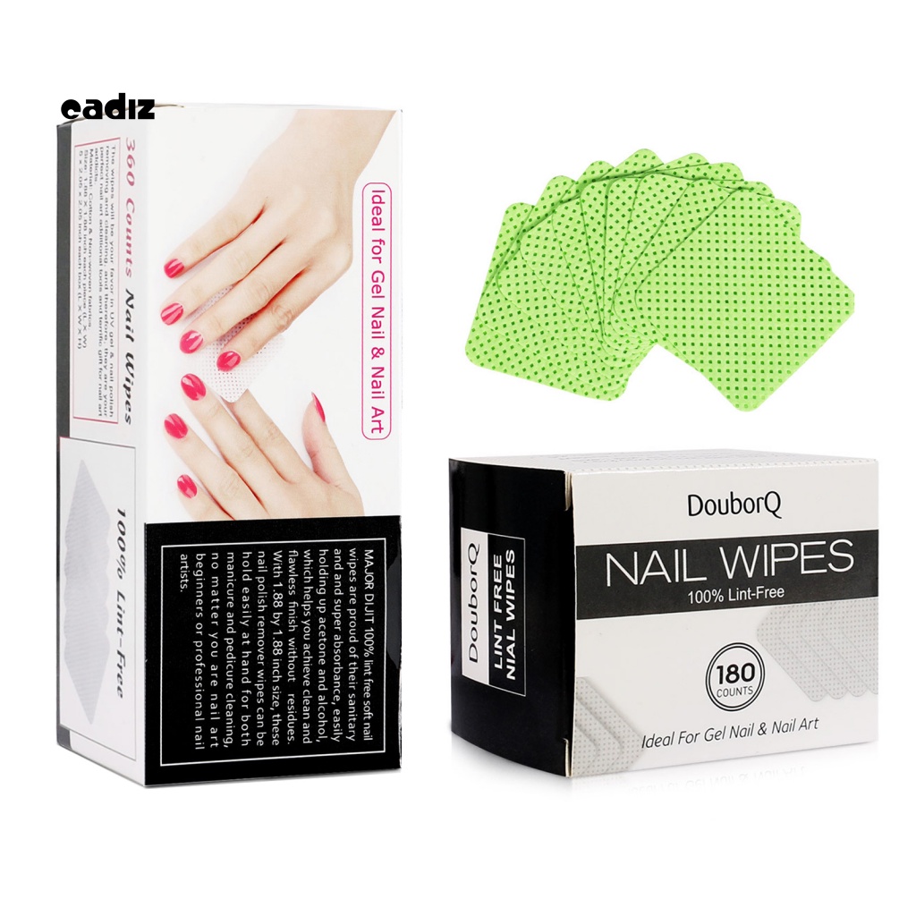 1 Bộ Miếng Đệm Tẩy Sơn Móng Tay Không Xơ Vải Tiện Dụng