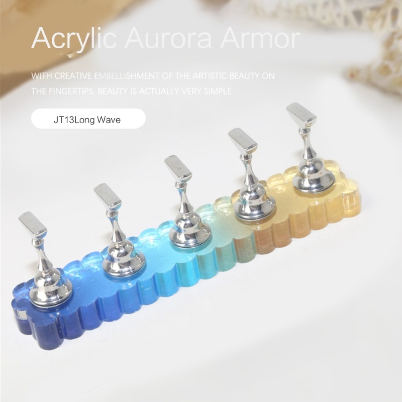 Giá Đỡ Trưng Bày Móng Tay Giả Từ Tính Bằng Acrylic Tiện Dụng