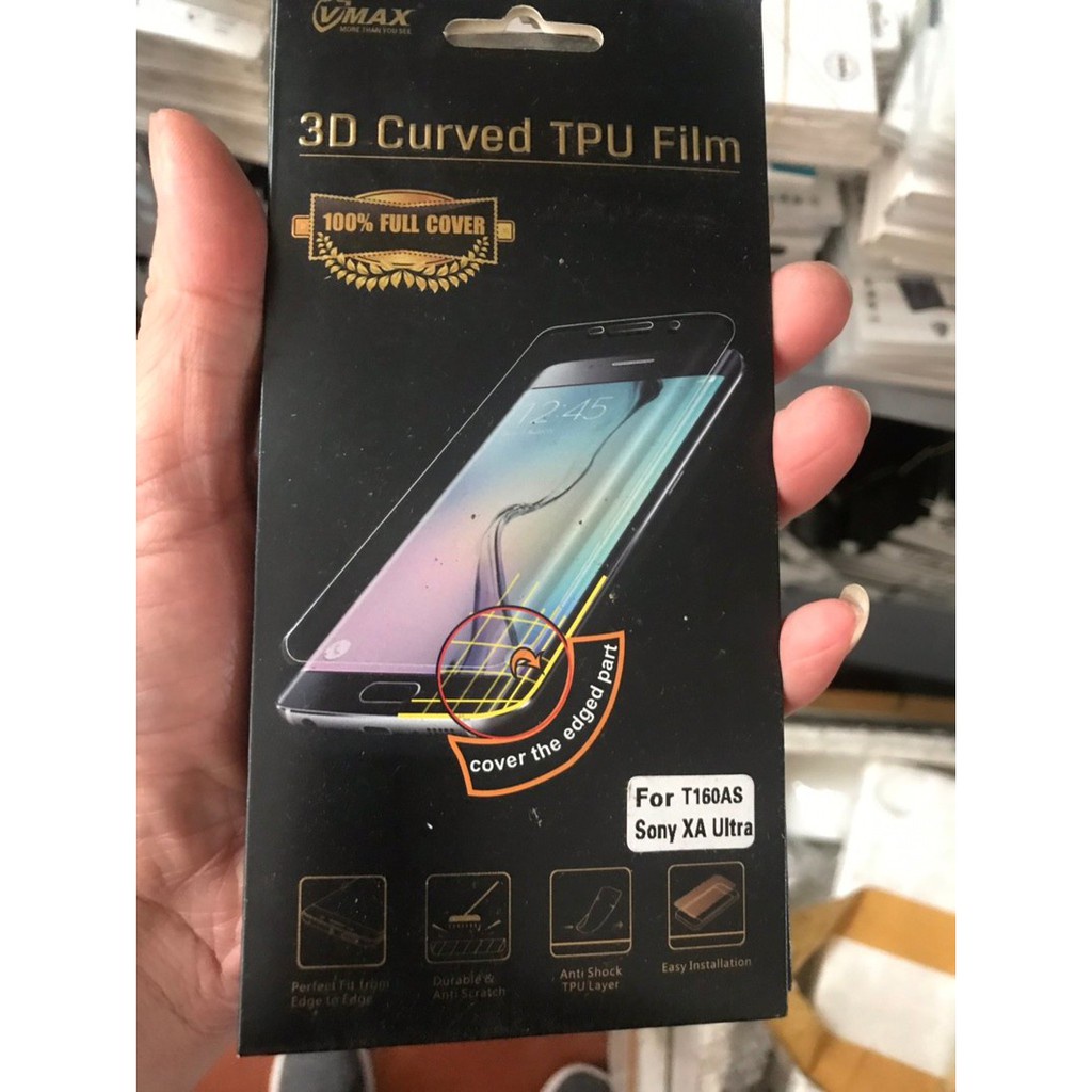 Dán cường lực dẻo full màn hình vimax cho sony Xperia XZ/ Xperia XA Ultra