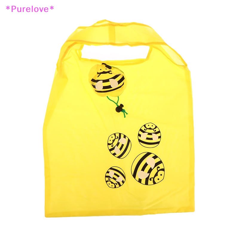 Túi Mua Sắm Gấp Gọn Thân Thiện Với Môi Trường Họa Tiết Hoạt Hình Dễ Thương