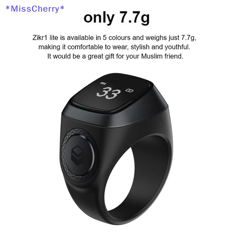 Vòng Đếm Số Lượng Tasbih Thông Minh Cho Người Hồi Giáo Zikr Digital Tasbeeh 5 Mới