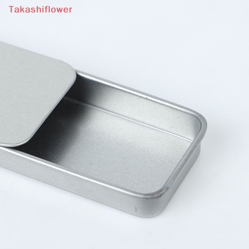 Hộp Thiếc Mini Có Nắp Trượt Dùng Đựng Trang Sức Tiện Lợi
