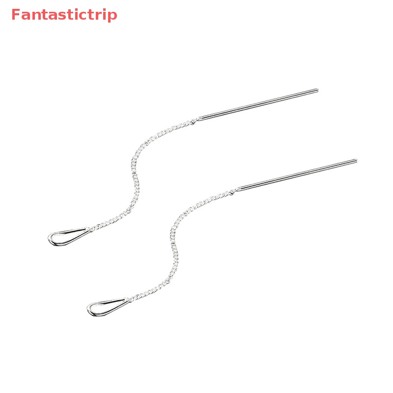 [Fantastictrip] Khuyên Tai Dáng Dài Tua Rua Phong Cách Đơn Giản Hợp Thời Trang Cho Nữ Mới