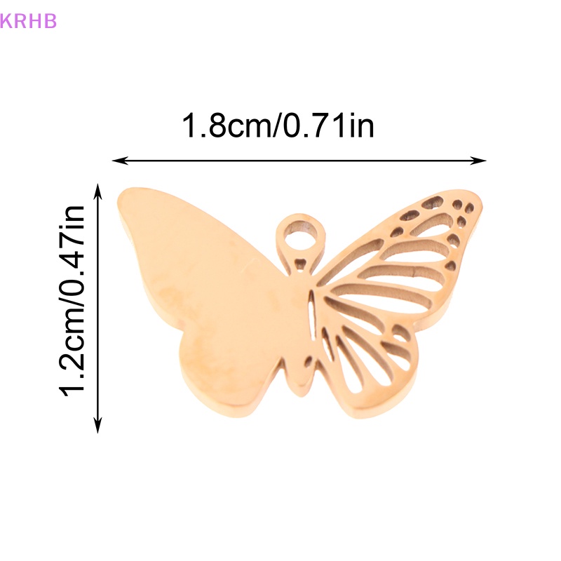 Dây Chuyền Mặt Hình Bướm Bằng Thép Không Gỉ Thời Trang Dành Cho Nữ Mới