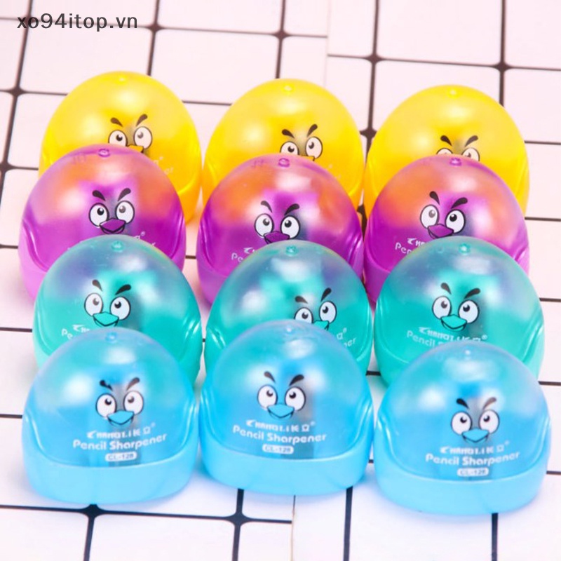 Xoitop Set 4 Đồ Gọt Bút Chì Họa Tiết Hoạt Hình Đơn Giản Cho Trẻ Em