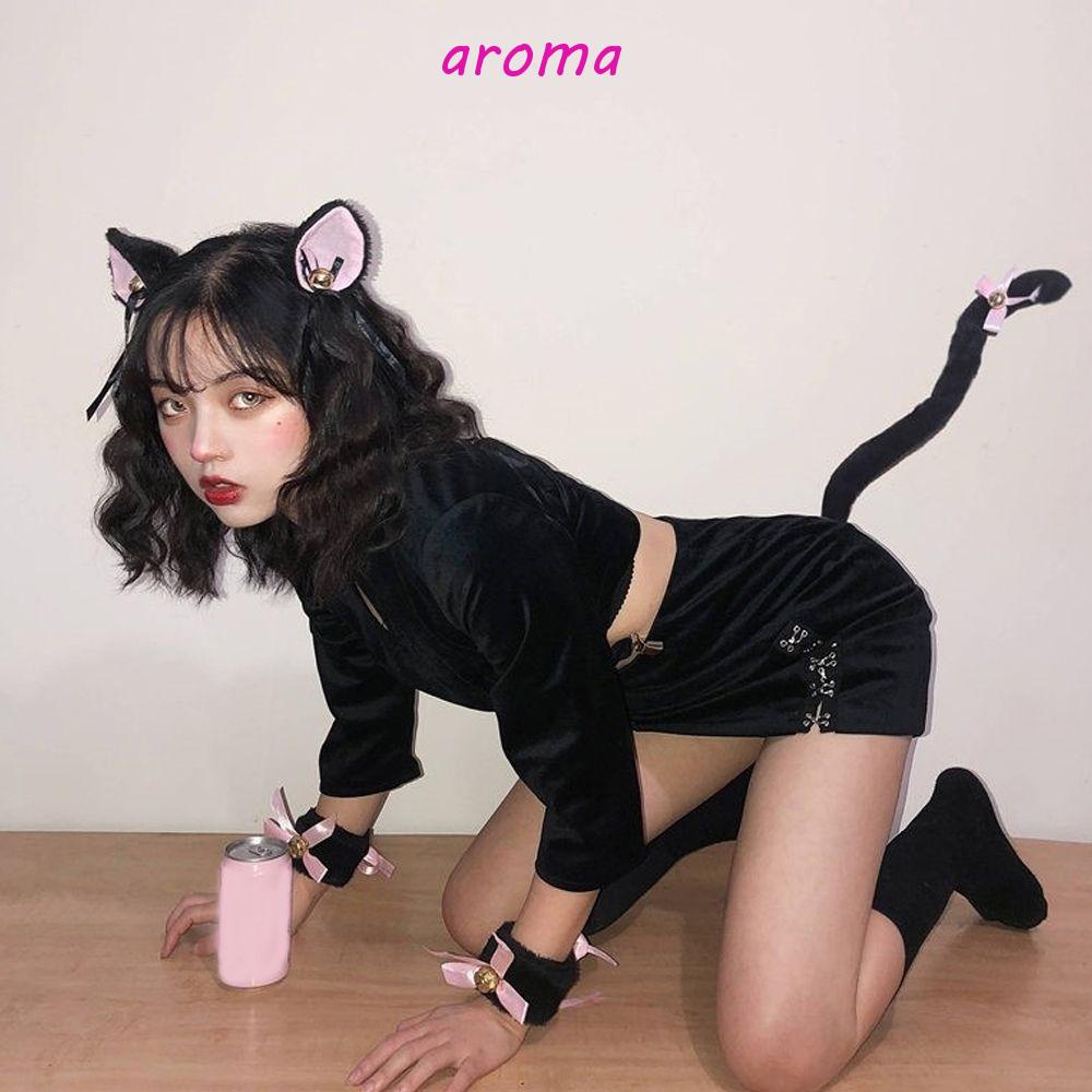 Bộ Vòng Cổ Choker + Bông Tai + Dây Chuyền Họa Tiết Hoạt Hình Dễ Thương Cho Nữ