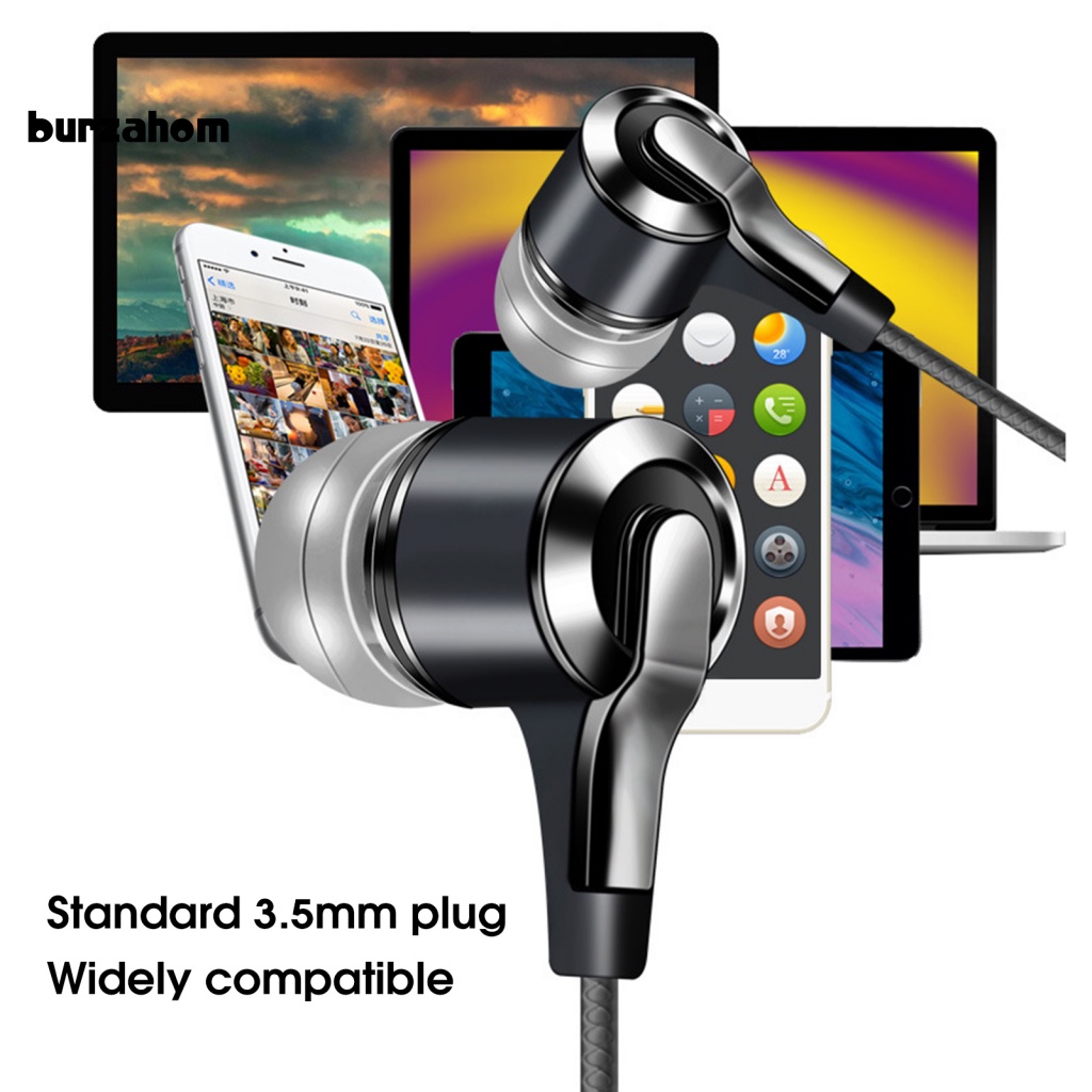 Tai Nghe Nhét Tai Chống Ồn Có Micro Âm Thanh Siêu Trầm Cho Điện Thoại