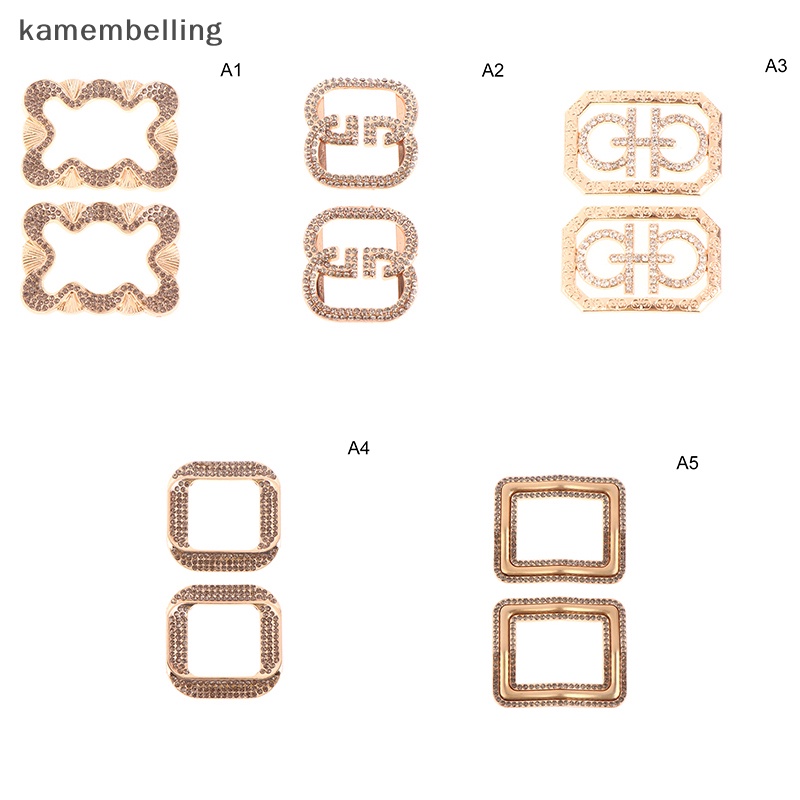 1 Cặp Phụ Kiện Kẹp Giày Cao Gót Đính Đá Cho Cô Dâu