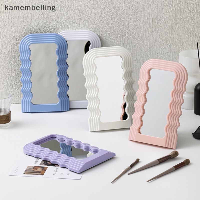 Kamembelling Gương Trang Điểm Để Bàn Kèm Giá Đỡ Tiện Dụng