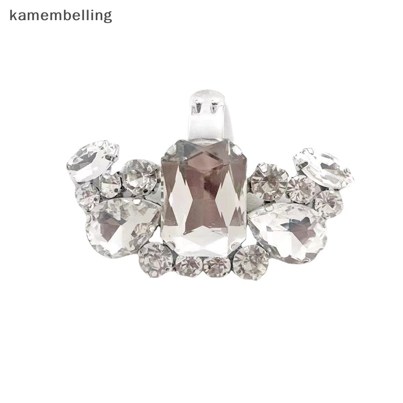 1 Kẹp Khóa Giày Cao Gót Đính Đá Lấp Lánh DIY