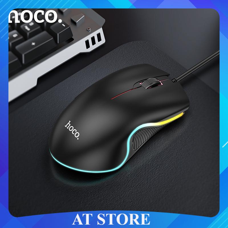 Chuột Chơi Game Có Dây Hoco GM19 Có LED Nhiều Màu - Chuột Chuyên Game