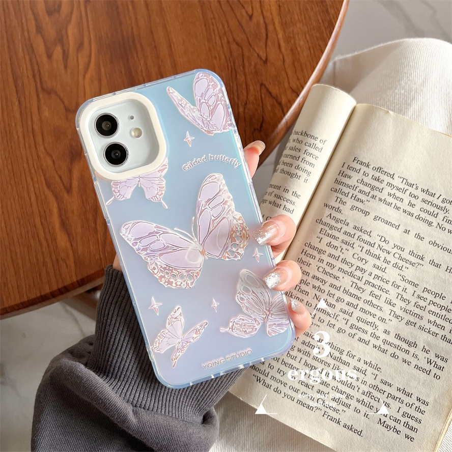 Ốp Điện Thoại Mềm Chống Sốc Màu Gradient Cho IPhone 14 13 12 11 Pro Max SE2020 X XR Xs Max 7 8 Plus