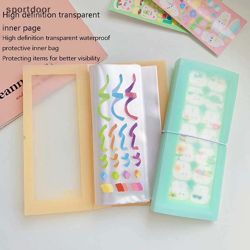 Set 30 Tờ Nhãn Dán Trong Suốt Dùng Trang Trí Album Ảnh Tiện Dụng