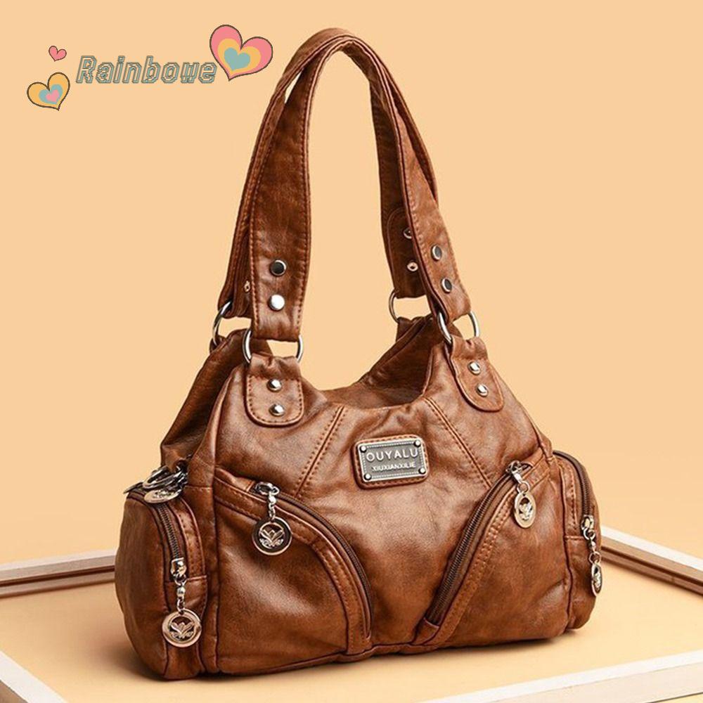 Túi Xách Cầu Vồng Nhiều Ngăn Phong Cách Punk