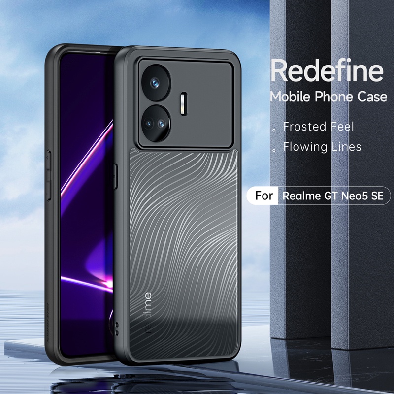 Ốp Điện Thoại TPU + PC Bề Mặt Nhám Chống Bám Vân Tay Cho Realme GT Neo5 SE