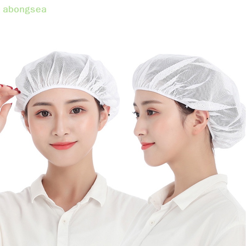 Abongsea Mũ Đầu Bếp Co Giãn Thoáng Khí Màu Đen